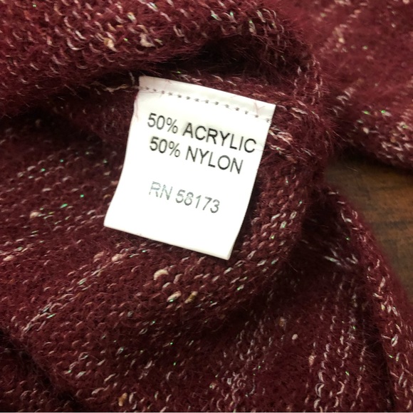 Anthropologie | RAGA Taya Speckled Mock Neck Sweater oversized Small - Picture 6 of 8